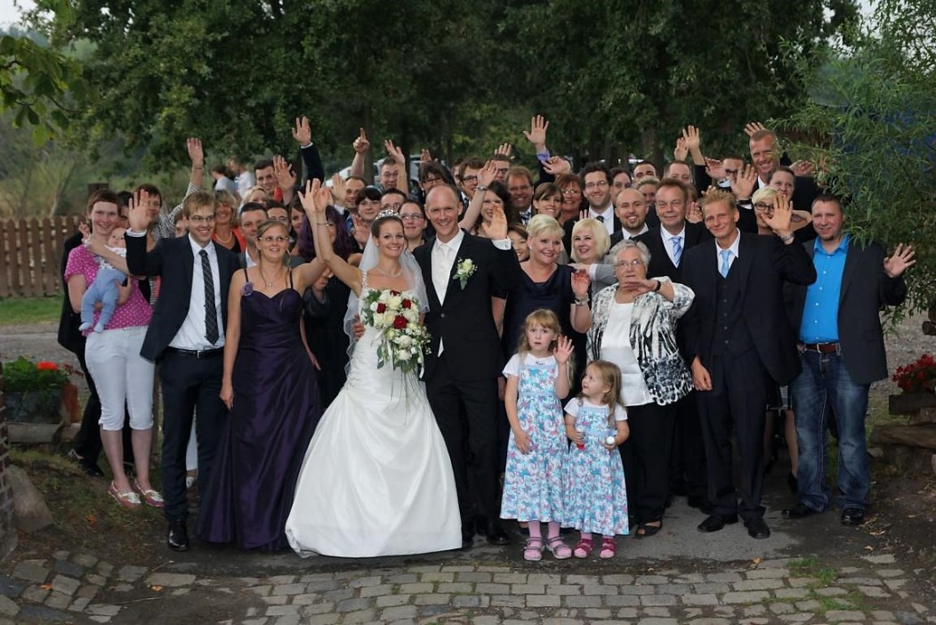 Gruppenfoto der Familie DJ Fotograf Foto Familie
